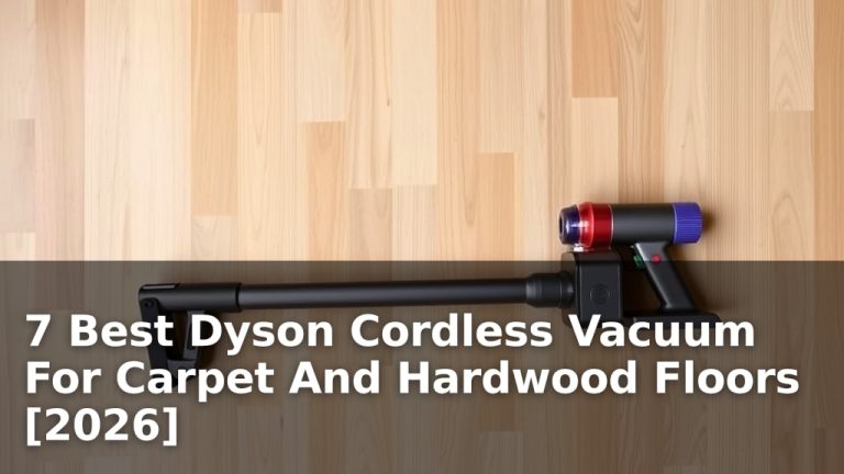 7 Best Dyson Cordless Vacuum For Carpet And Hardwood Floors [2026]