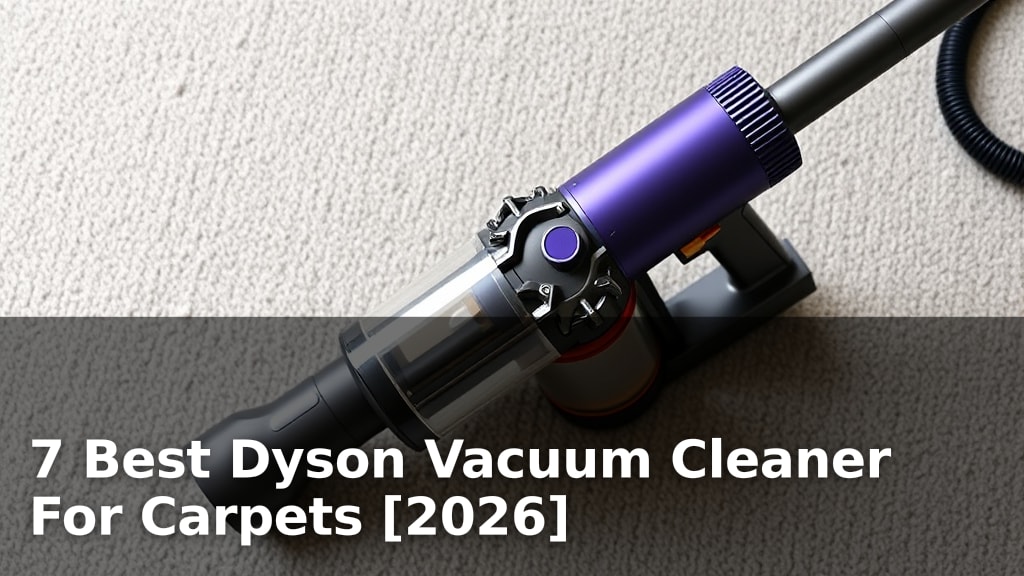 7 Best Dyson Vacuum Cleaner For Carpets [2026]
