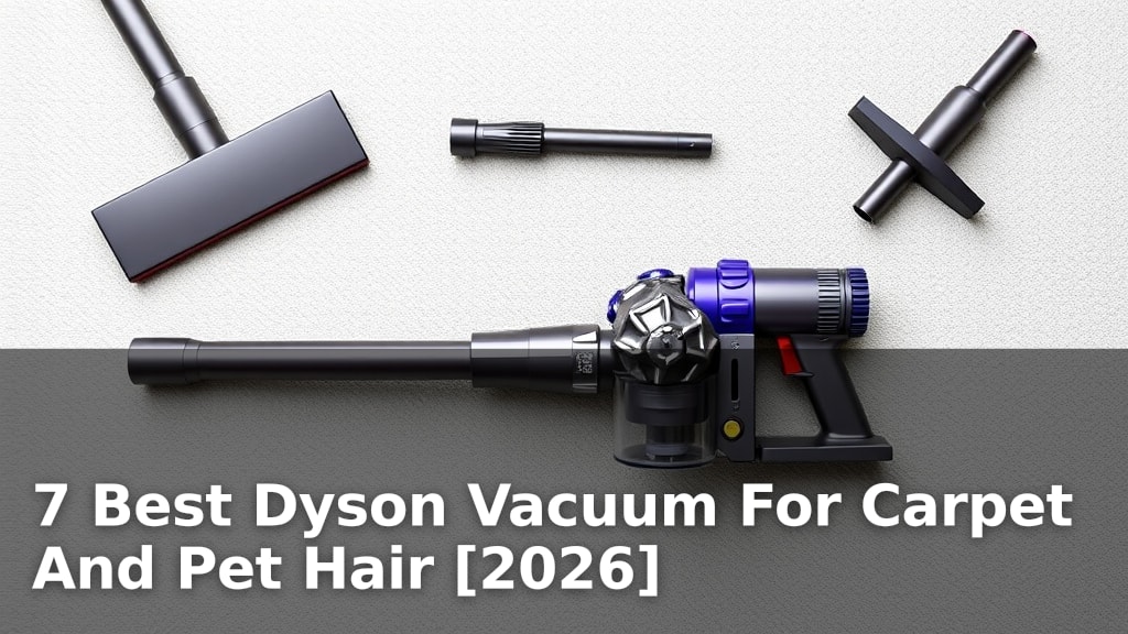 7 Best Dyson Vacuum For Carpet And Pet Hair [2026]