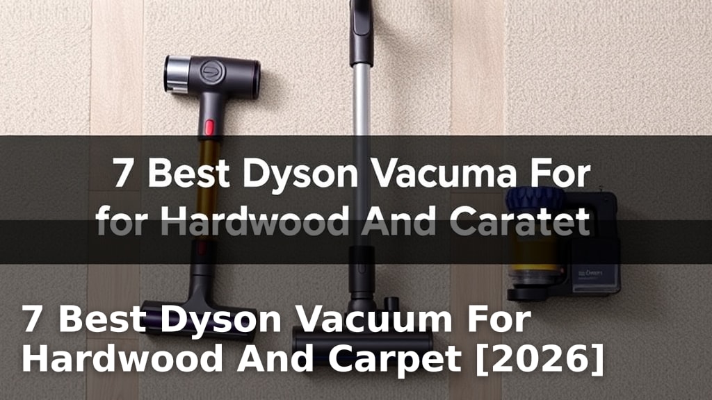 7 Best Dyson Vacuum For Hardwood And Carpet [2026]