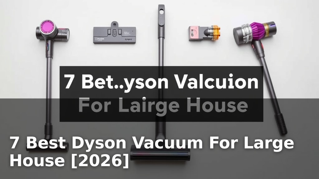 7 Best Dyson Vacuum For Large House [2026]