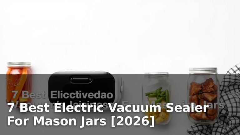 7 Best Electric Vacuum Sealer For Mason Jars [2026]
