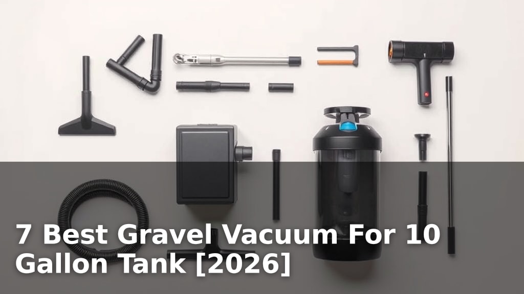 7 Best Gravel Vacuum For 10 Gallon Tank [2026]