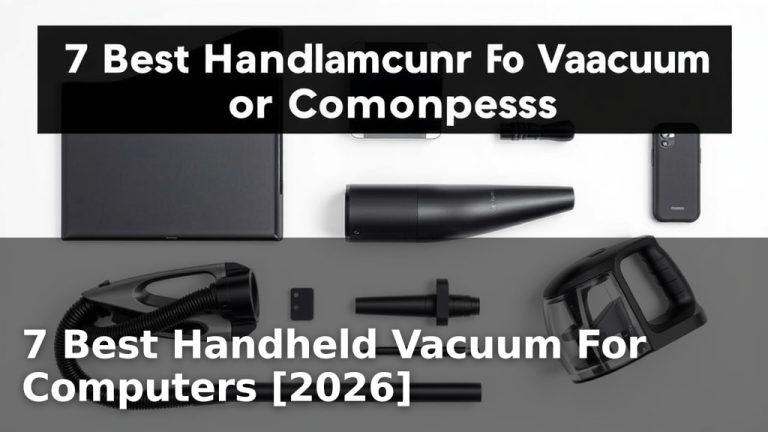 7 Best Handheld Vacuum For Computers [2026]
