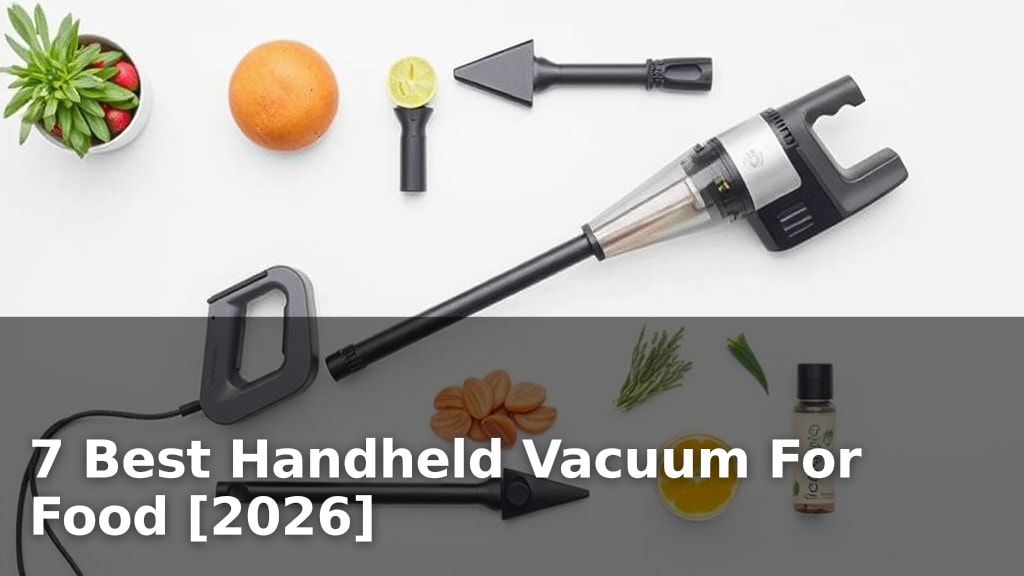 7 Best Handheld Vacuum For Food [2026]