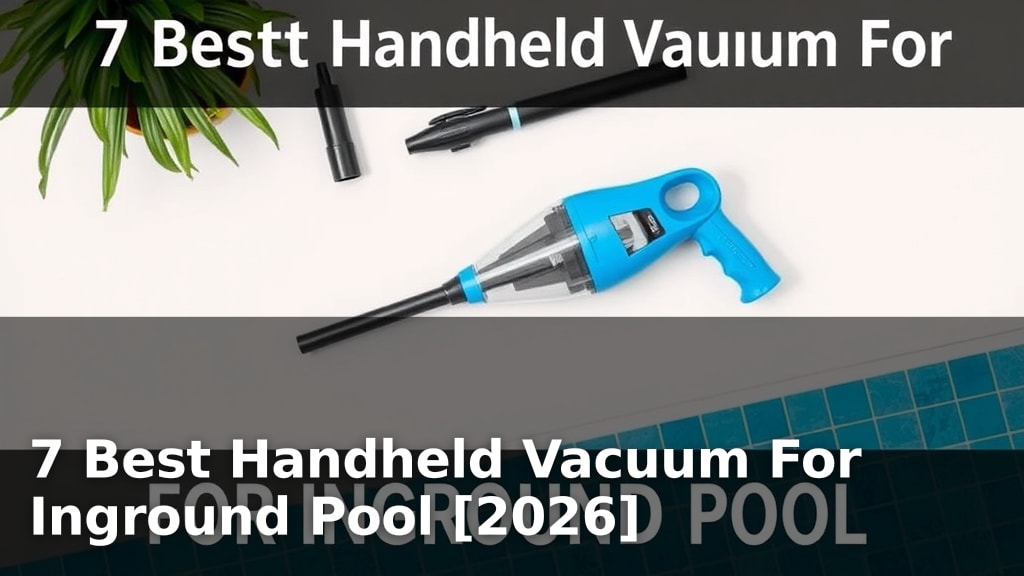 7 Best Handheld Vacuum For Inground Pool [2026]