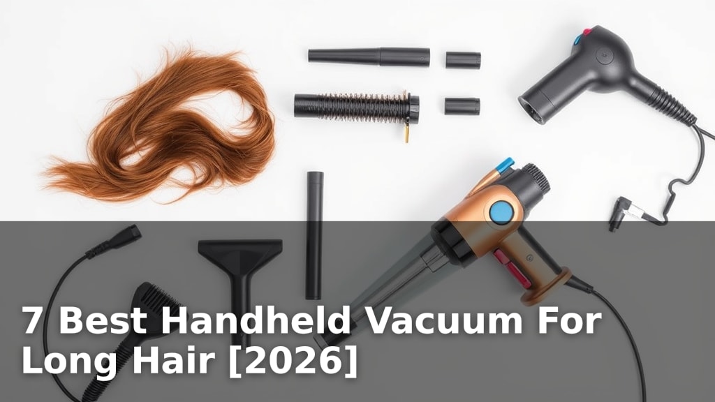 7 Best Handheld Vacuum For Long Hair [2026]