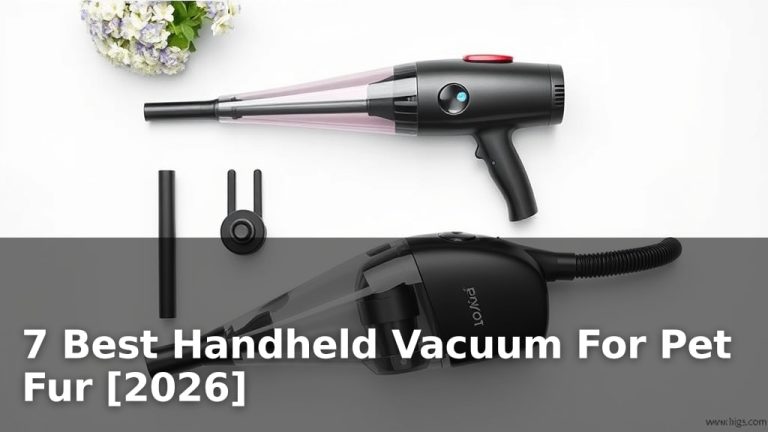 7 Best Handheld Vacuum For Pet Fur [2026]
