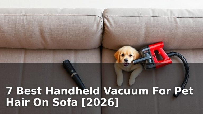 7 Best Handheld Vacuum For Pet Hair On Sofa [2026]