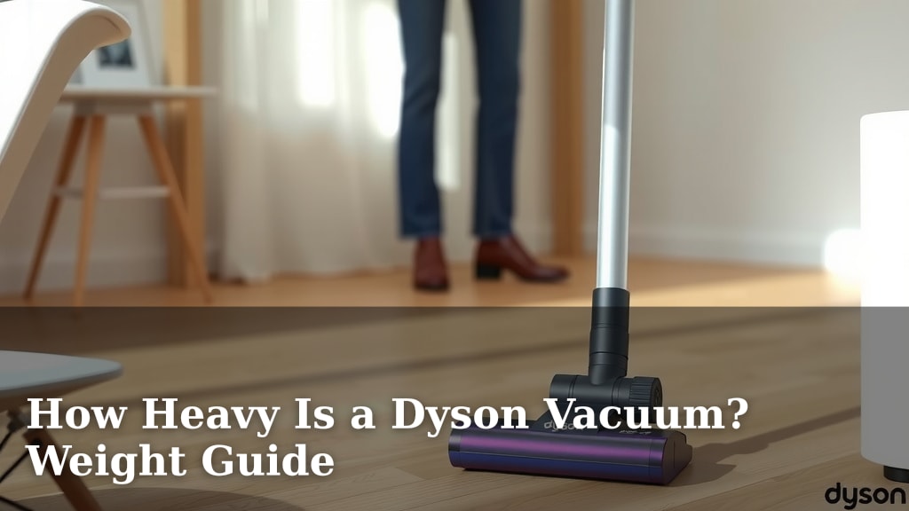 How Heavy Is a Dyson Vacuum? Weight Guide