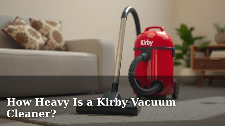 How Heavy Is a Kirby Vacuum Cleaner?