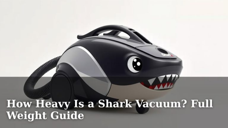 How Heavy Is a Shark Vacuum? Full Weight Guide