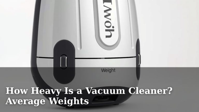 How Heavy Is a Vacuum Cleaner? Average Weights