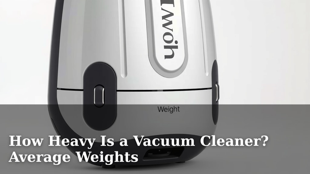 How Heavy Is a Vacuum Cleaner? Average Weights