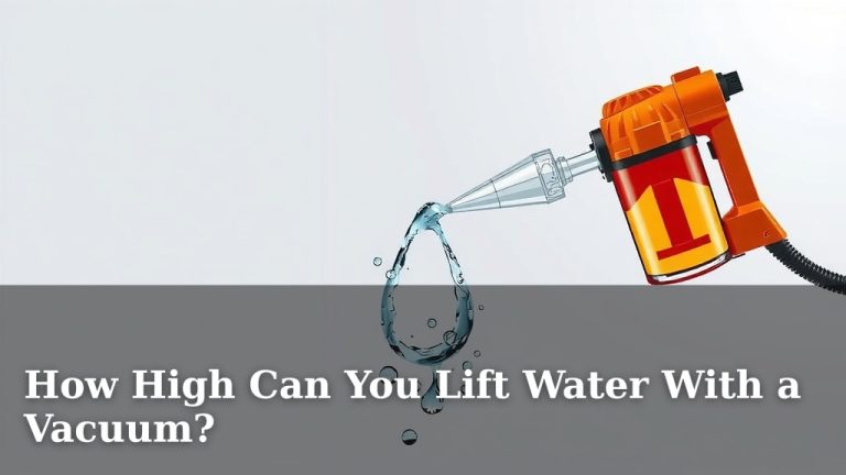 How High Can You Lift Water With a Vacuum?