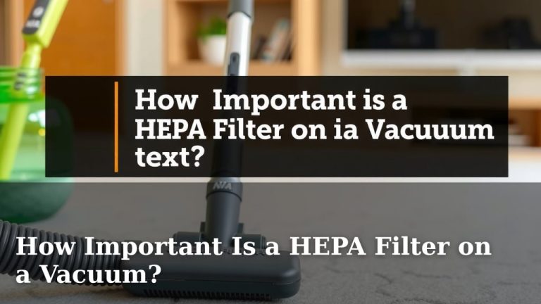 How Important Is a HEPA Filter on a Vacuum?