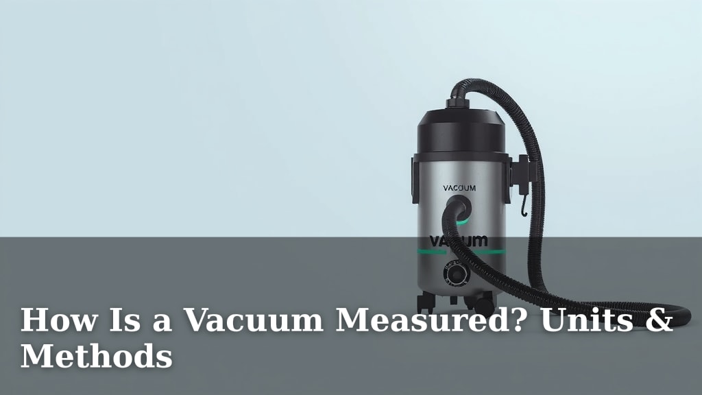 How Is a Vacuum Measured? Units & Methods
