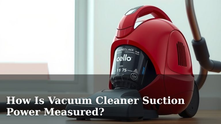 How Is Vacuum Cleaner Suction Power Measured?