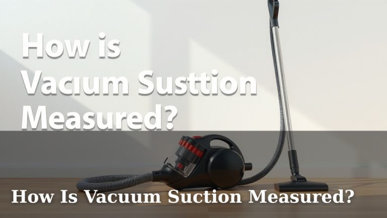 How Is Vacuum Suction Measured?