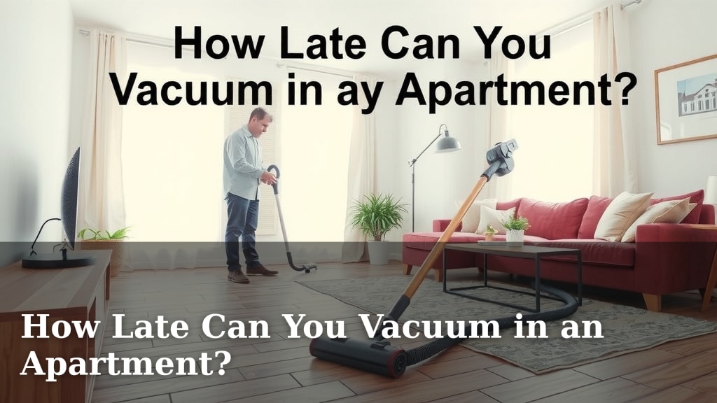 How Late Can You Vacuum in an Apartment?