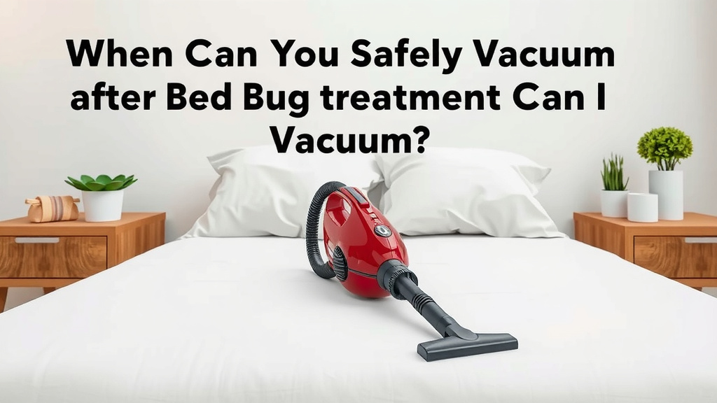 When Can You Safely Vacuum After Bed Bug Treatment?