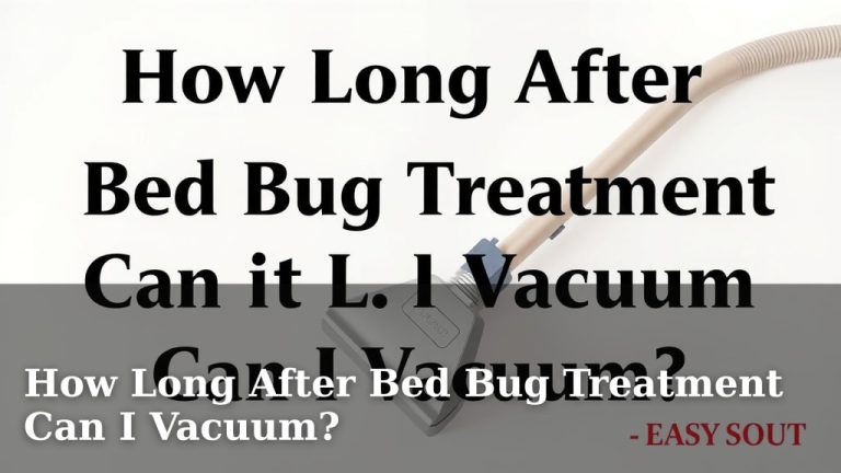 How Long After Bed Bug Treatment Can I Vacuum?