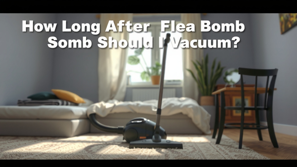 Waiting to Vacuum After Flea Fogging
