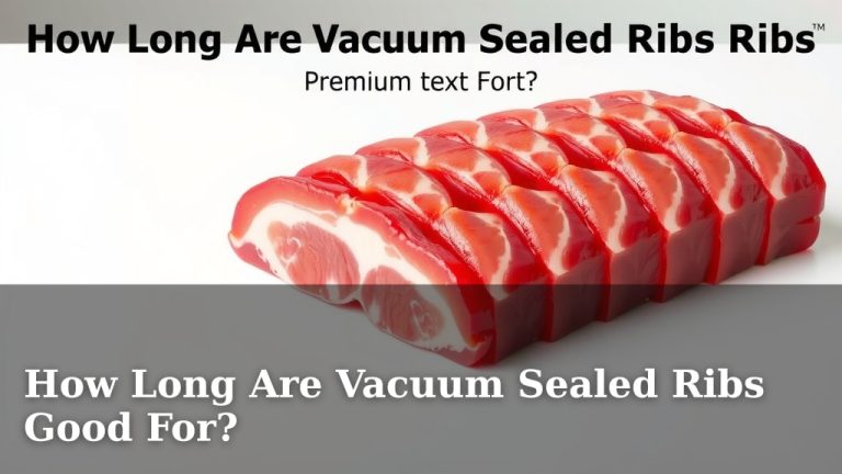 How Long Are Vacuum Sealed Ribs Good For?