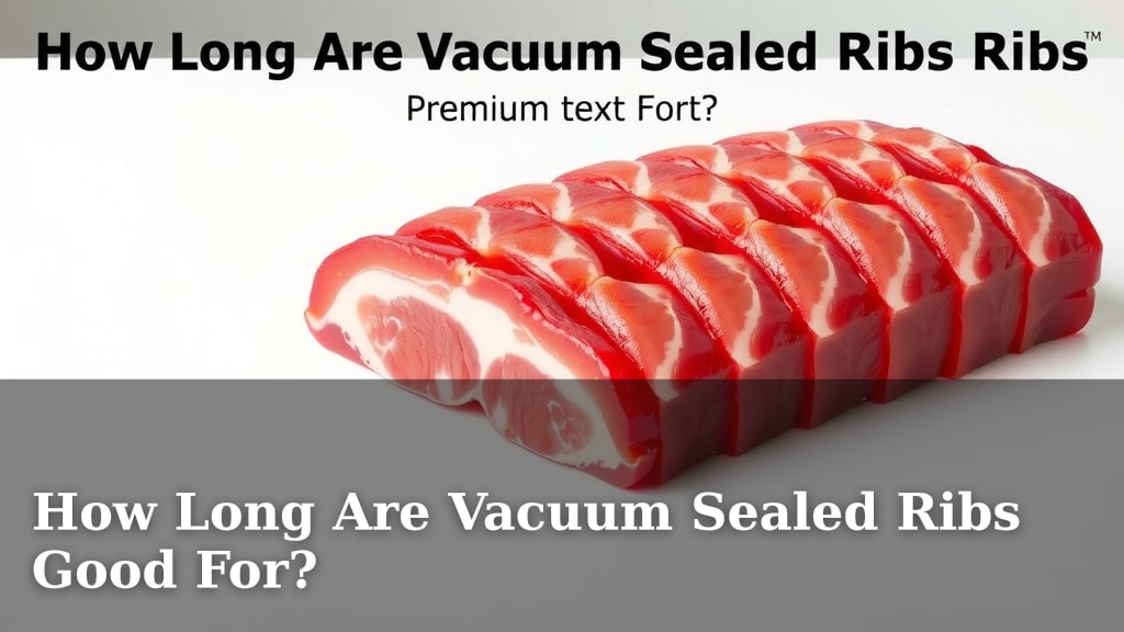 How Long Are Vacuum Sealed Ribs Good For?