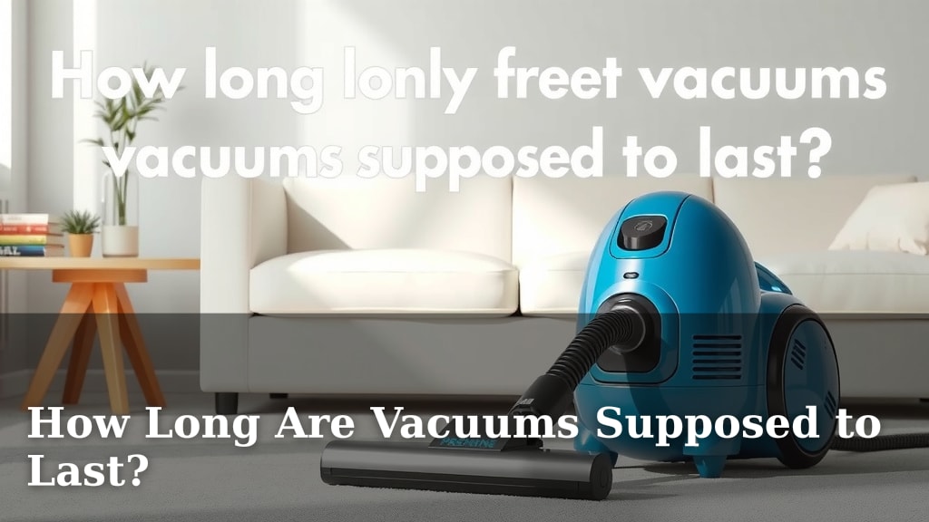 How Long Are Vacuums Supposed to Last?