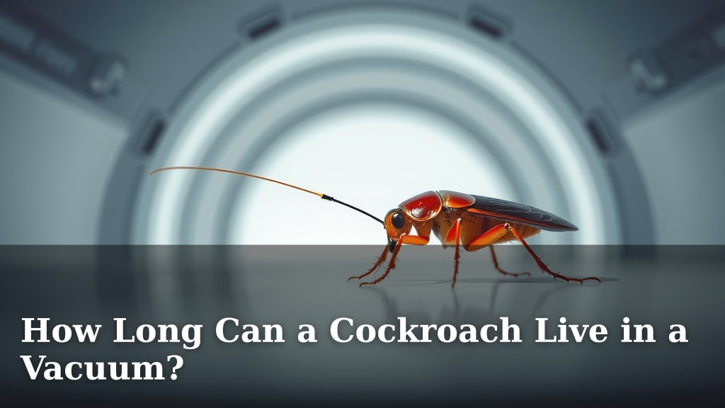How Long Can a Cockroach Live in a Vacuum?
