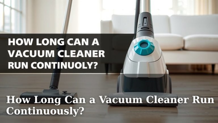 How Long Can a Vacuum Cleaner Run Continuously?