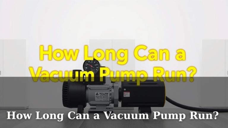 How Long Can a Vacuum Pump Run?