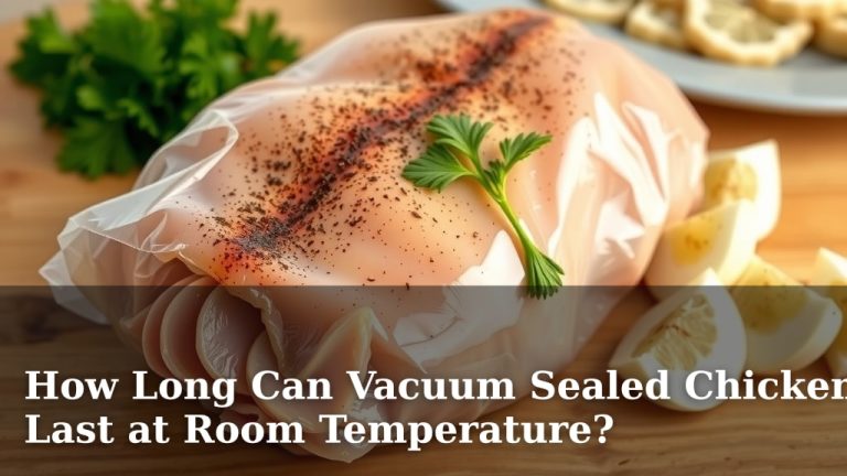 How Long Can Vacuum Sealed Chicken Last at Room Temperature?
