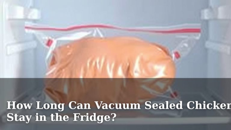How Long Can Vacuum Sealed Chicken Stay in the Fridge?