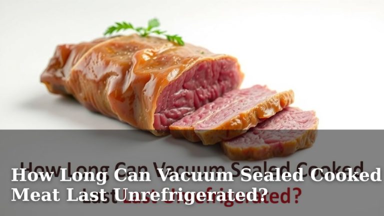 How Long Can Vacuum Sealed Cooked Meat Last Unrefrigerated?