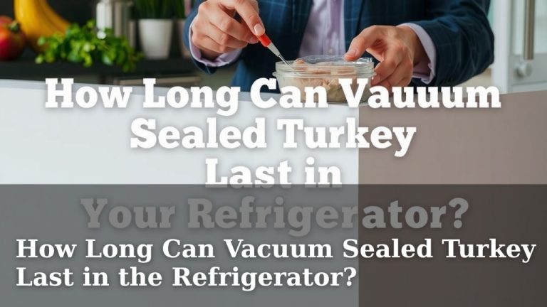 How Long Can Vacuum Sealed Turkey Last in the Refrigerator?