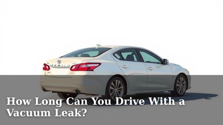 How Long Can You Drive With a Vacuum Leak?