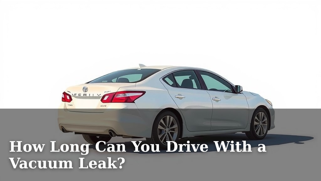 How Long Can You Drive With a Vacuum Leak?