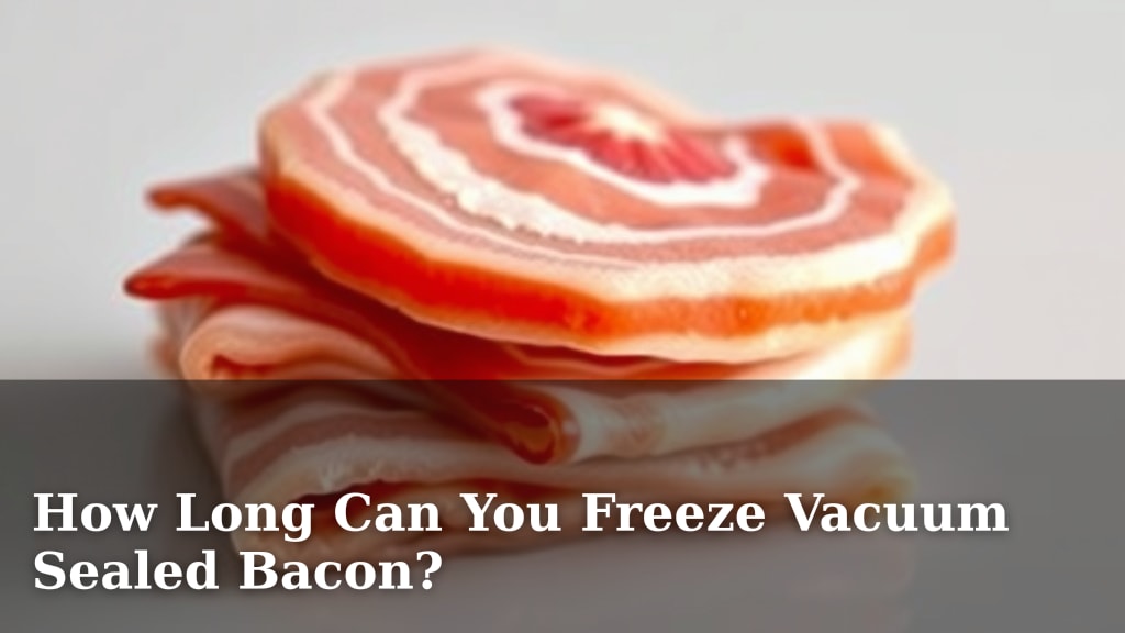 How Long Can You Freeze Vacuum Sealed Bacon?