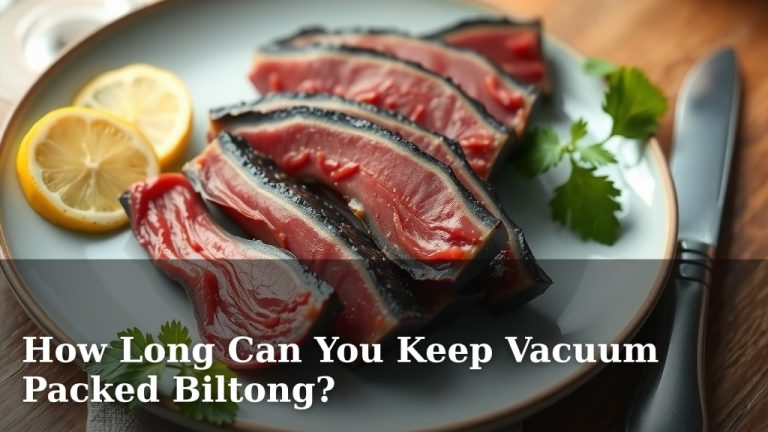 How Long Can You Keep Vacuum Packed Biltong?