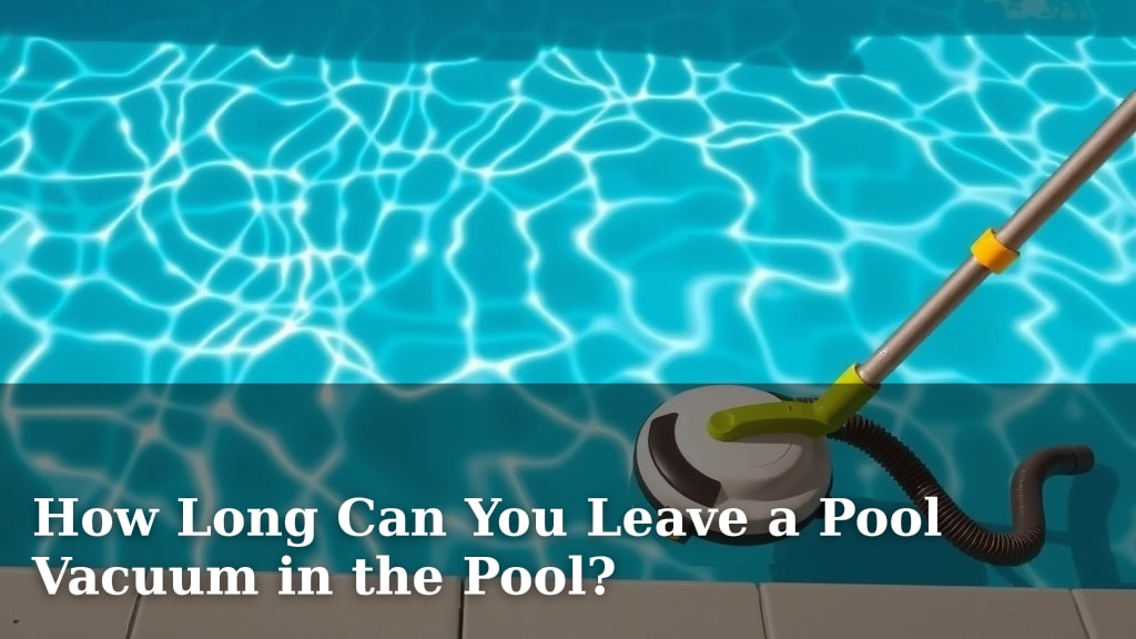 How Long Can You Leave a Pool Vacuum in the Pool?