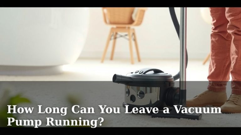 How Long Can You Leave a Vacuum Pump Running?