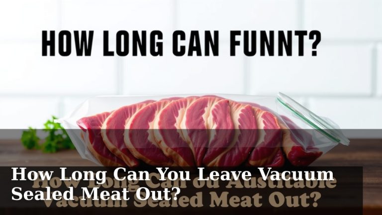How Long Can You Leave Vacuum Sealed Meat Out?