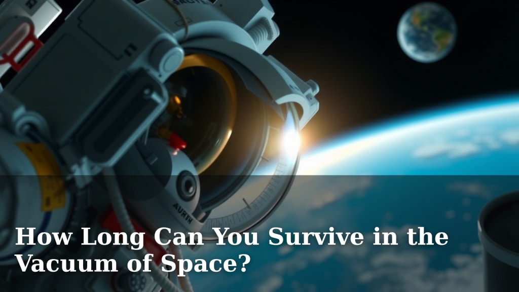 How Long Can You Survive in the Vacuum of Space?