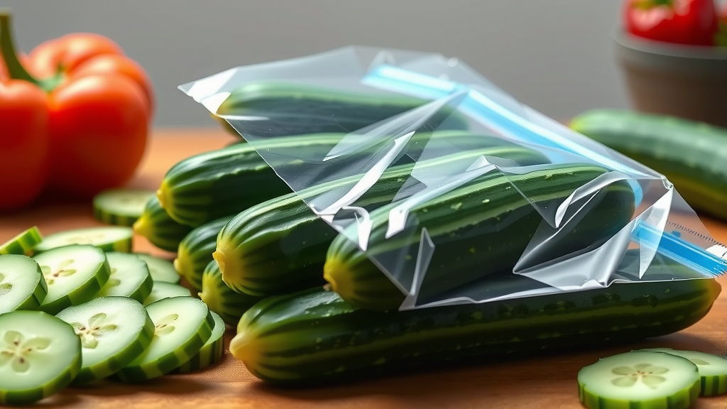 Storing Cucumbers with a Vacuum Sealer