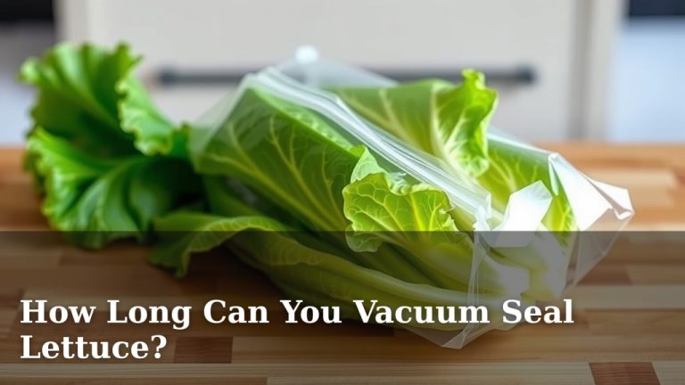 How Long Can You Vacuum Seal Lettuce?