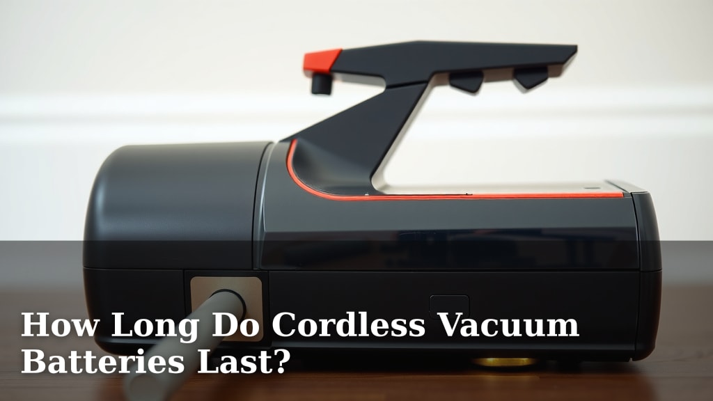 How Long Do Cordless Vacuum Batteries Last?