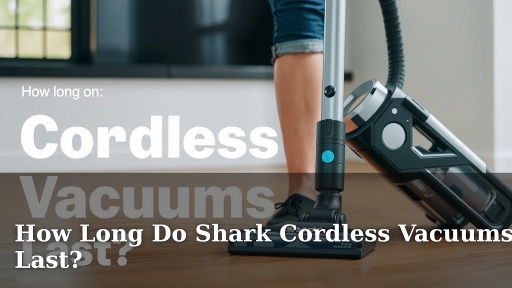 How Long Do Shark Cordless Vacuums Last?