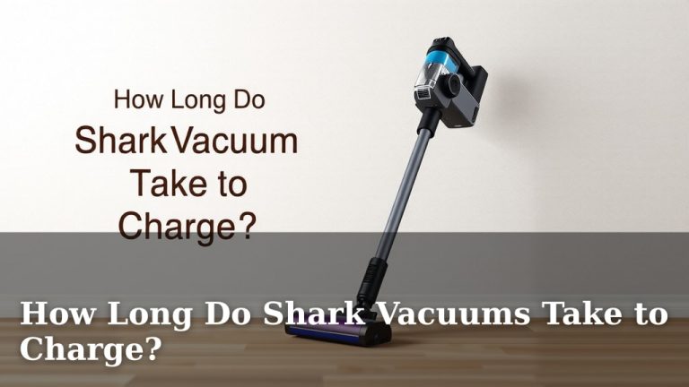 How Long Do Shark Vacuums Take to Charge?